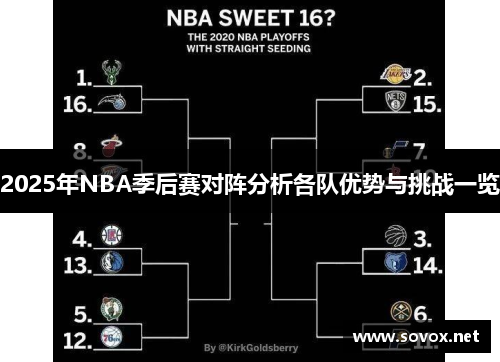 2025年NBA季后赛对阵分析各队优势与挑战一览