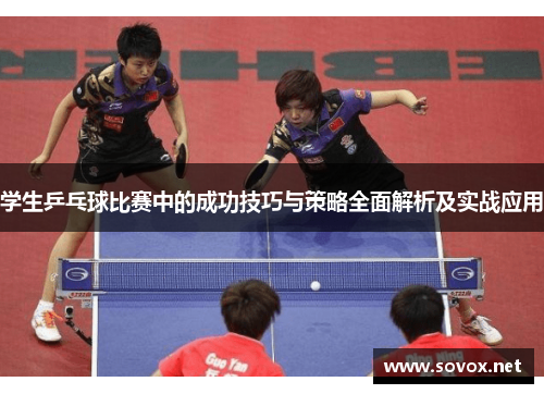 学生乒乓球比赛中的成功技巧与策略全面解析及实战应用